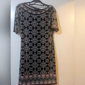 Max Edition Patterned Dress, Size Small